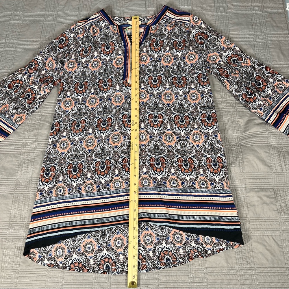 Umgee Multicolor Patterned Mini Dress - Picture 8 of 14